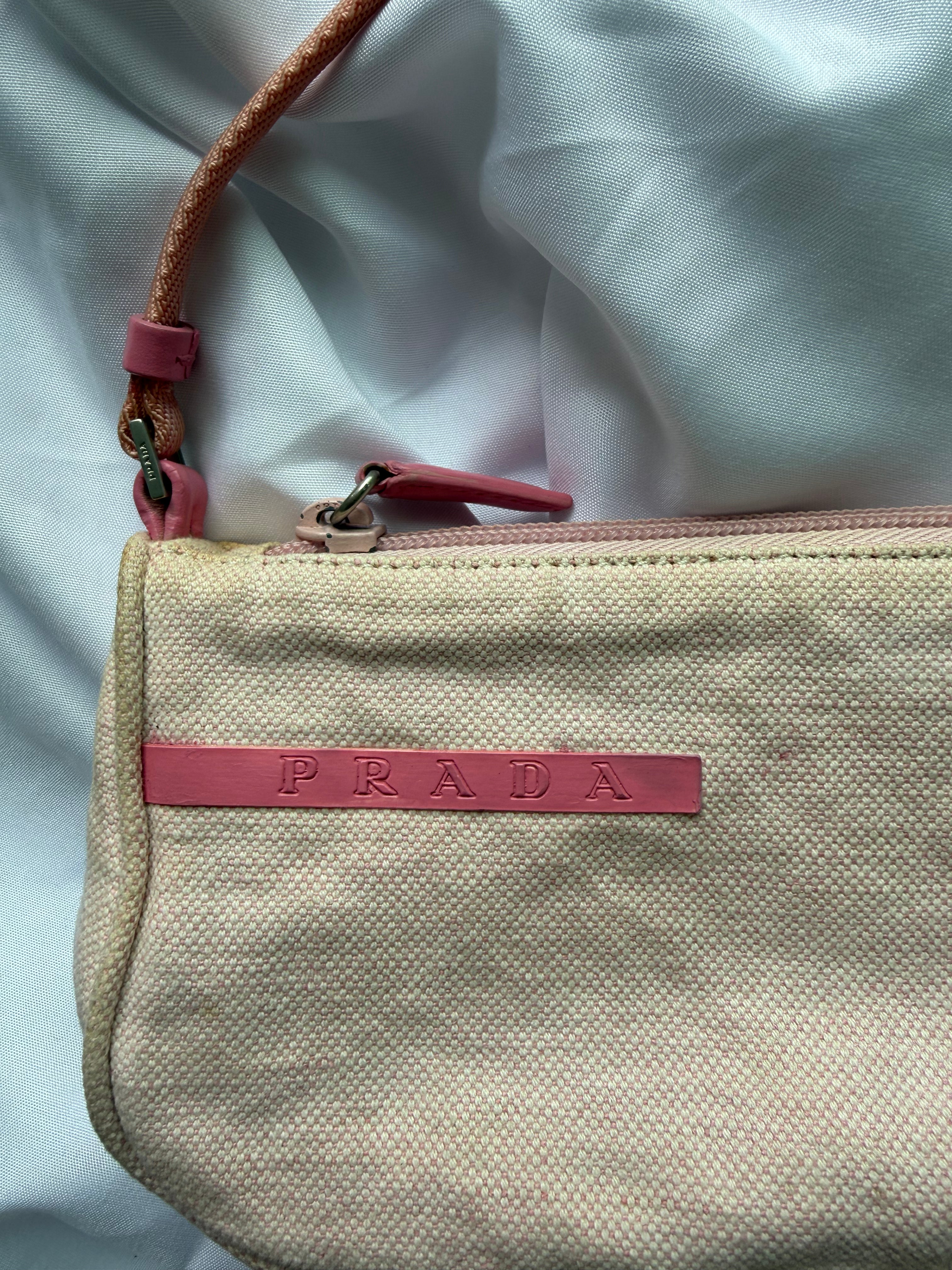 PINK PRADA SPORT BAGUETTE