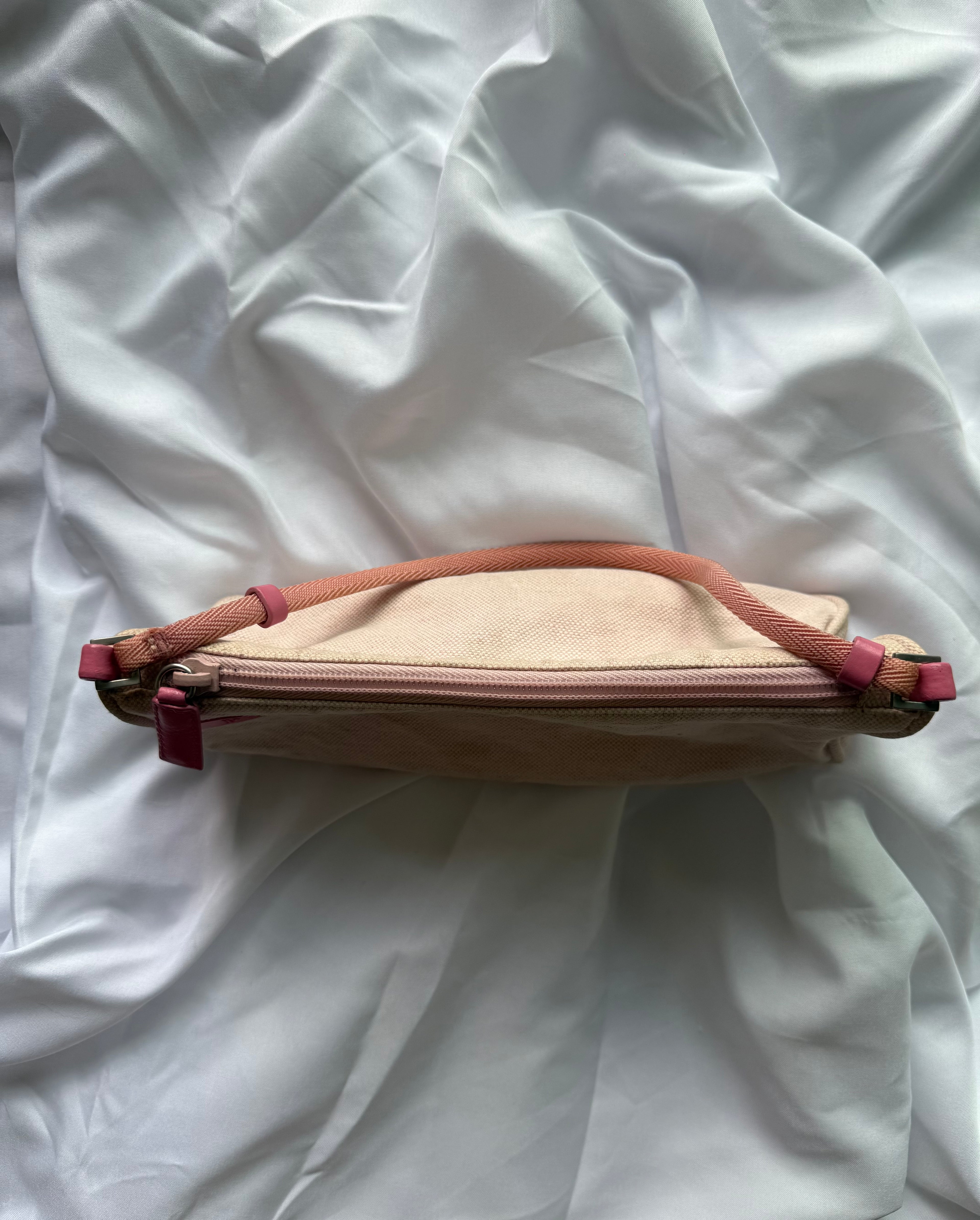 PINK PRADA SPORT BAGUETTE