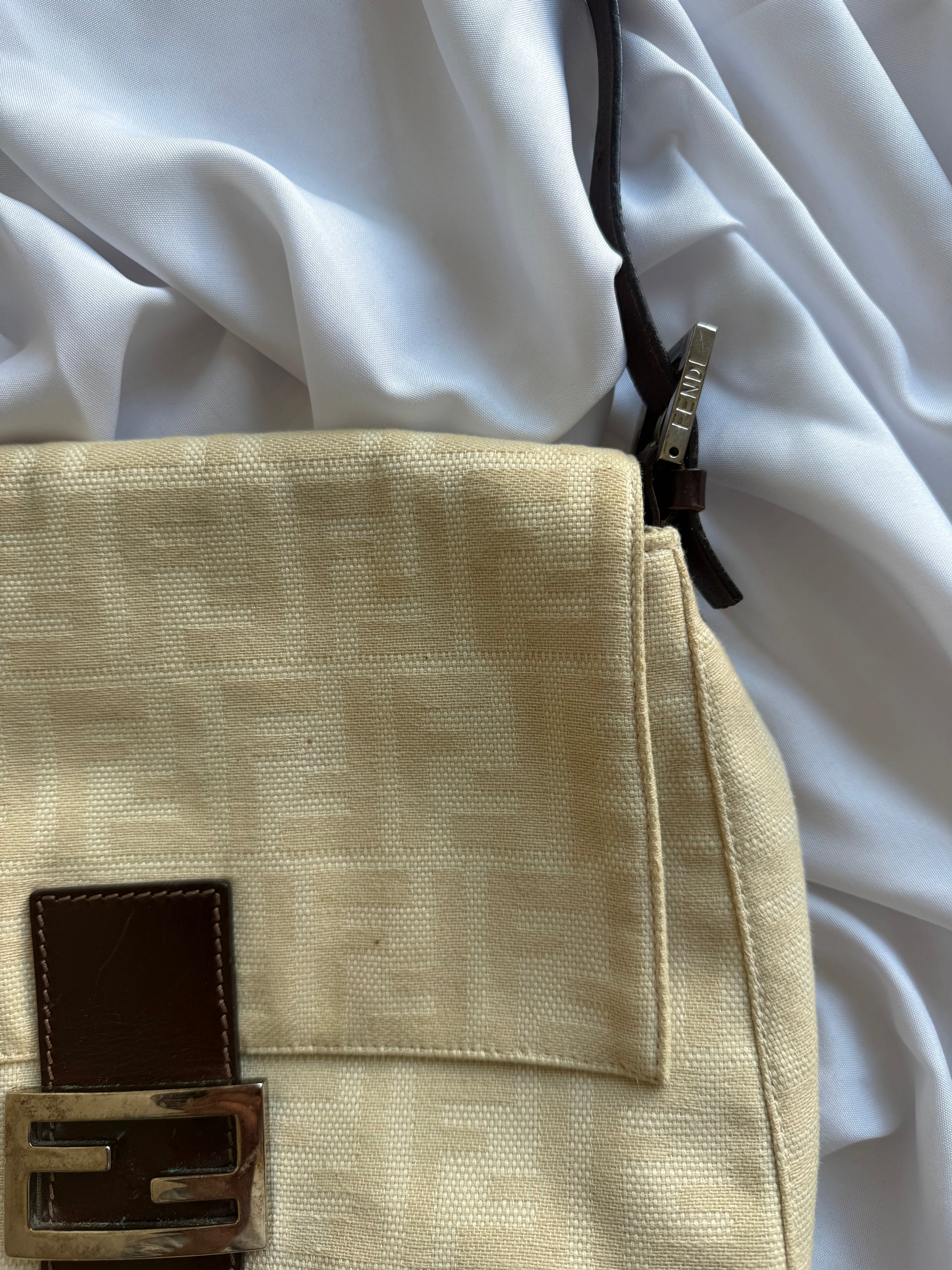 FENDI ZUCCA MAMMA BAGUETTE BAG