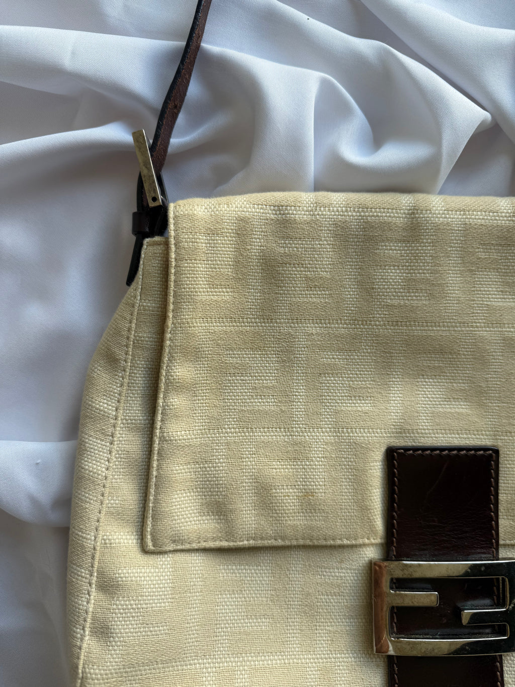 FENDI ZUCCA MAMMA BAGUETTE BAG