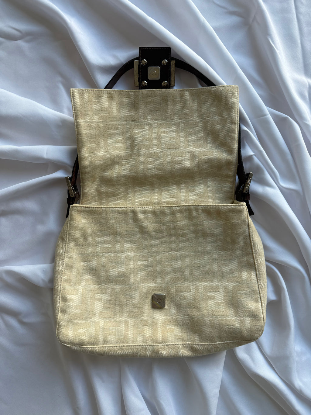 FENDI ZUCCA MAMMA BAGUETTE BAG