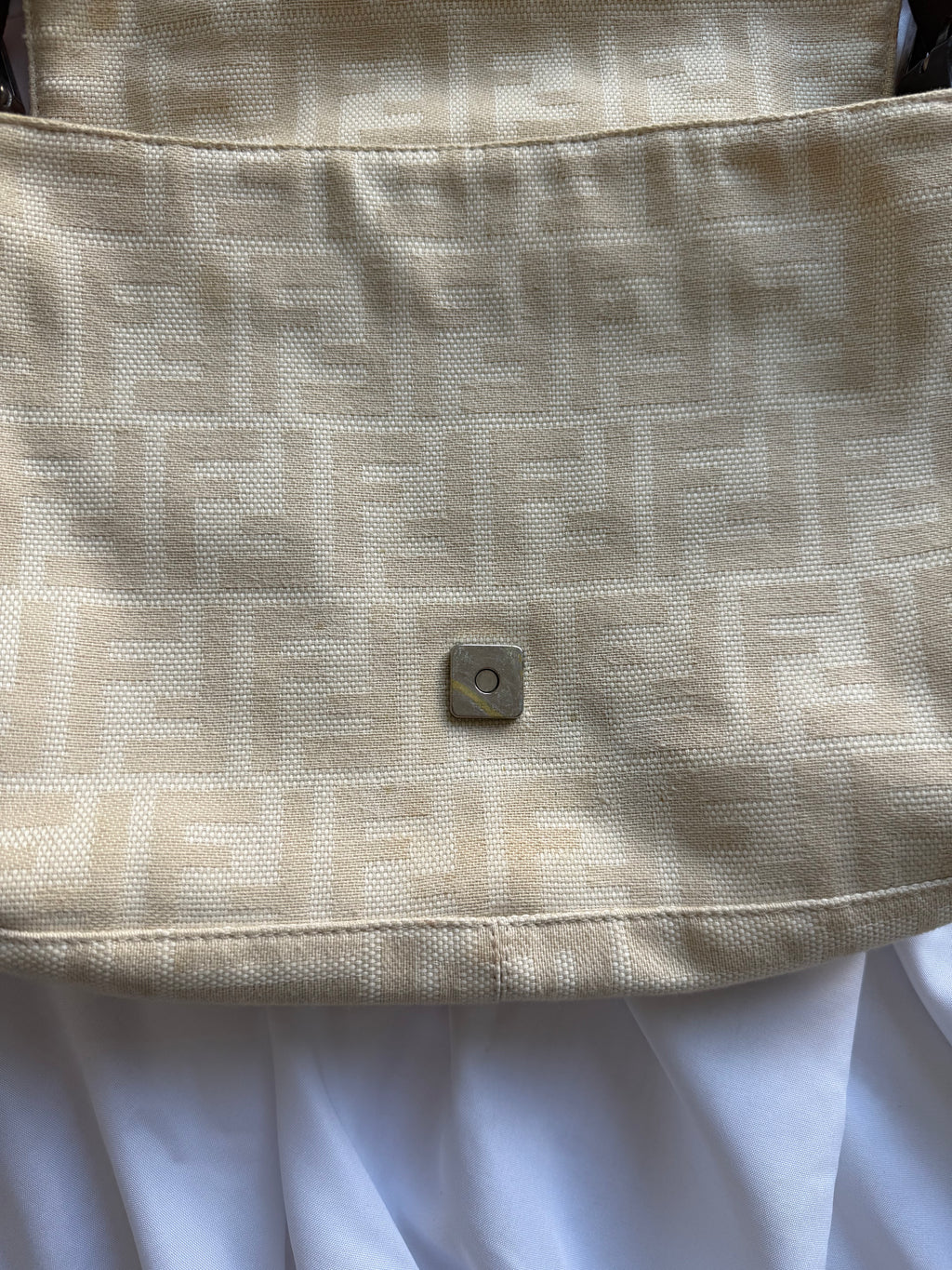 FENDI ZUCCA MAMMA BAGUETTE BAG