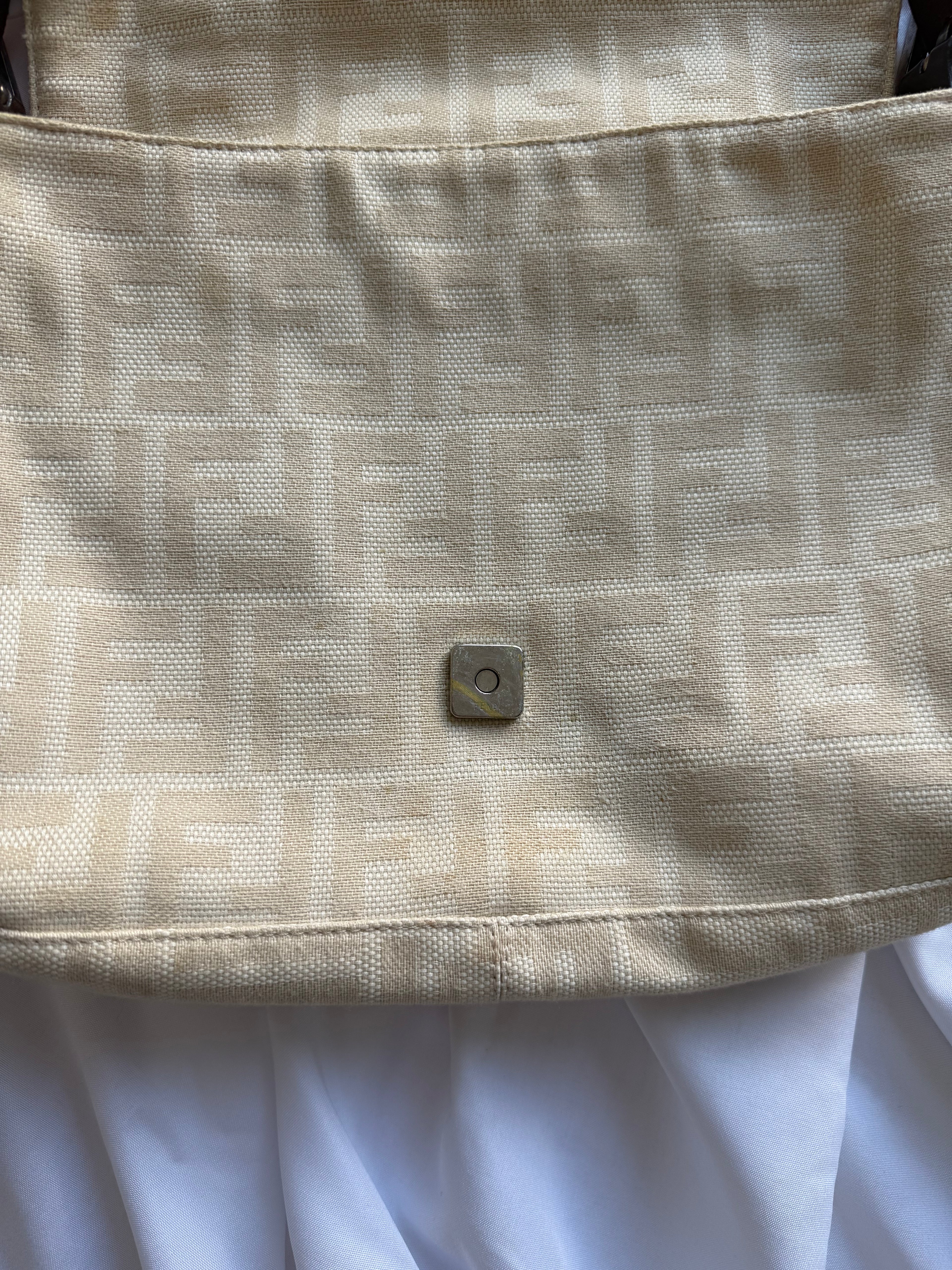 FENDI ZUCCA MAMMA BAGUETTE BAG