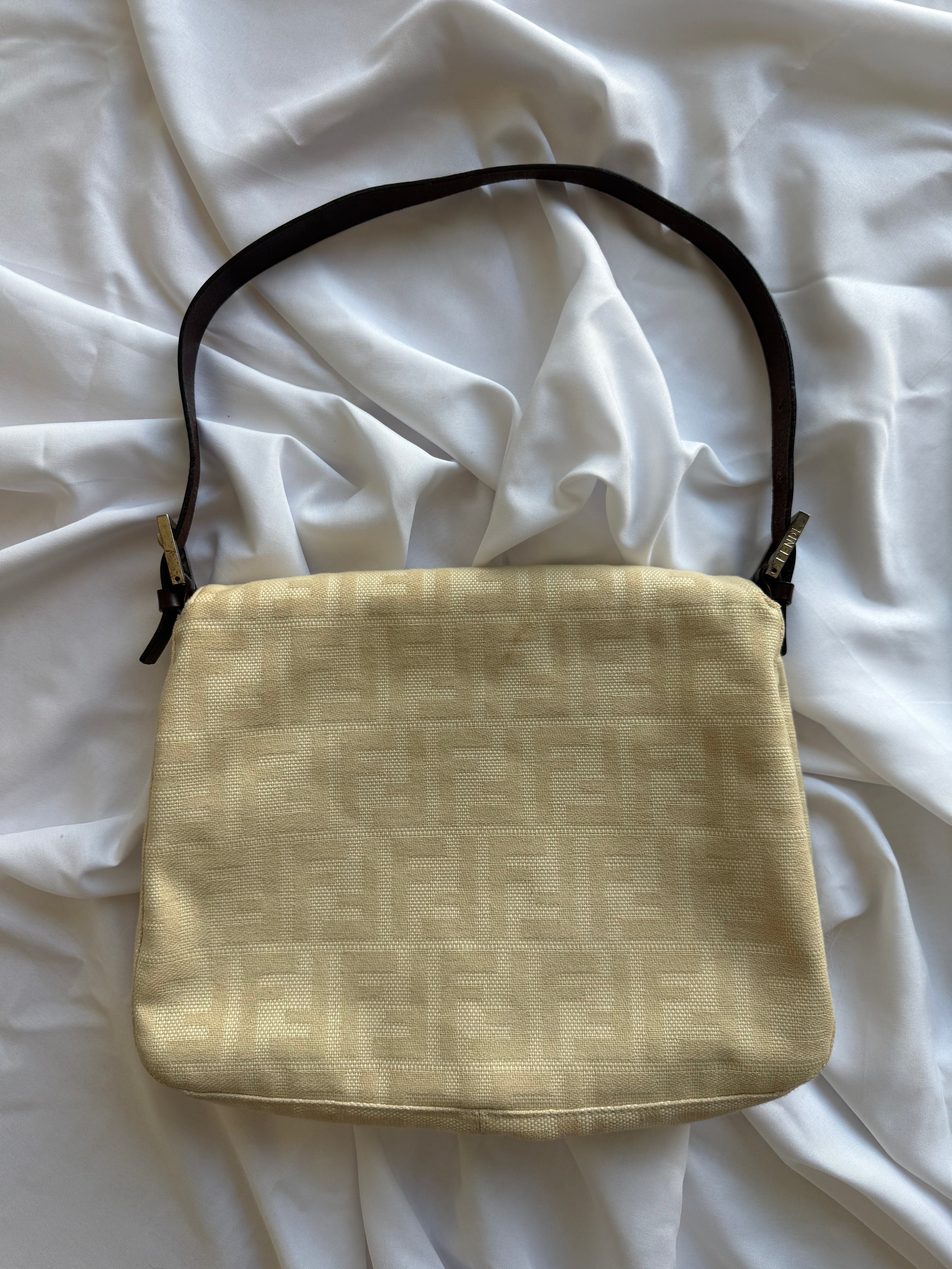 FENDI ZUCCA MAMMA BAGUETTE BAG