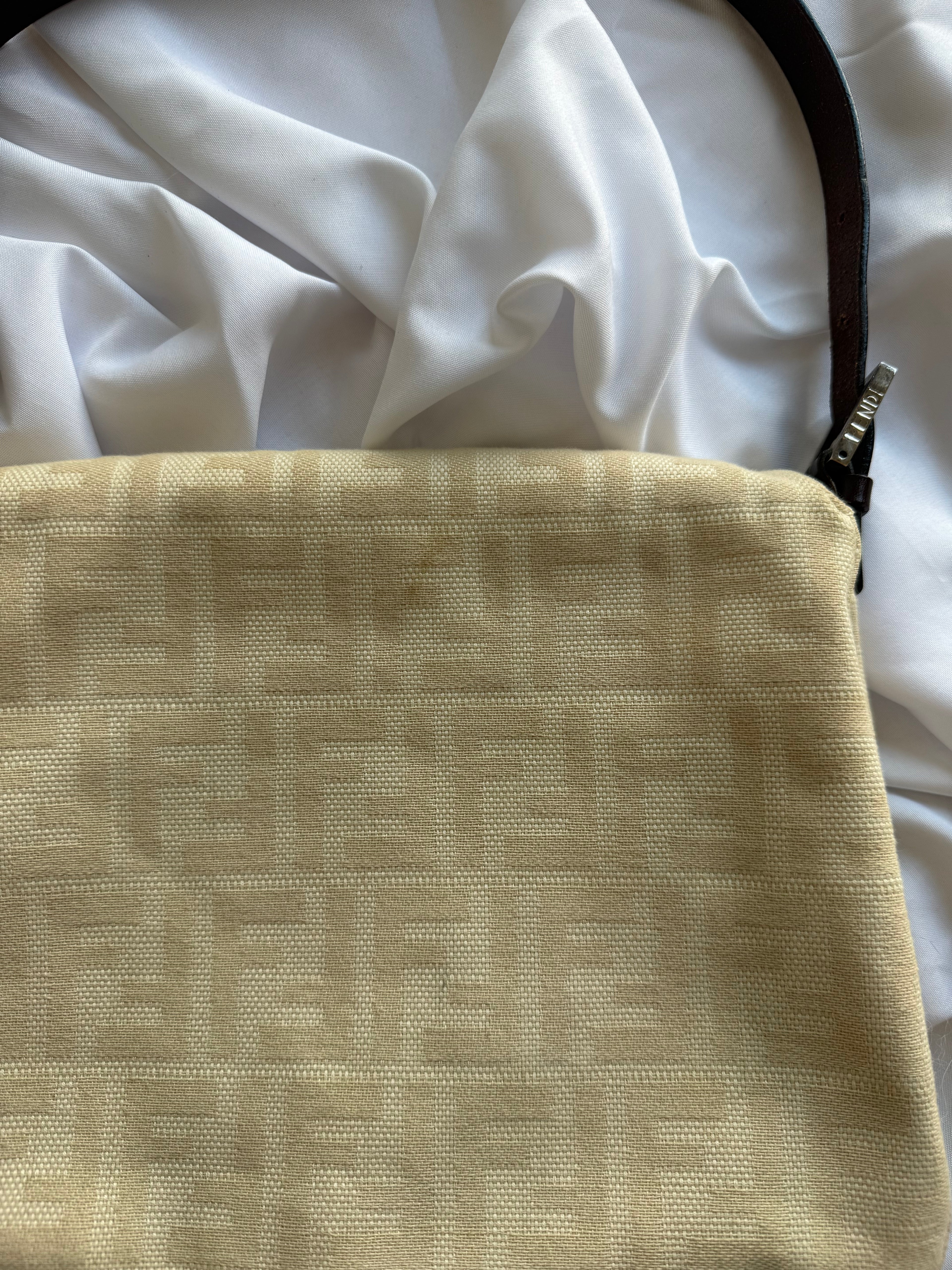 FENDI ZUCCA MAMMA BAGUETTE BAG
