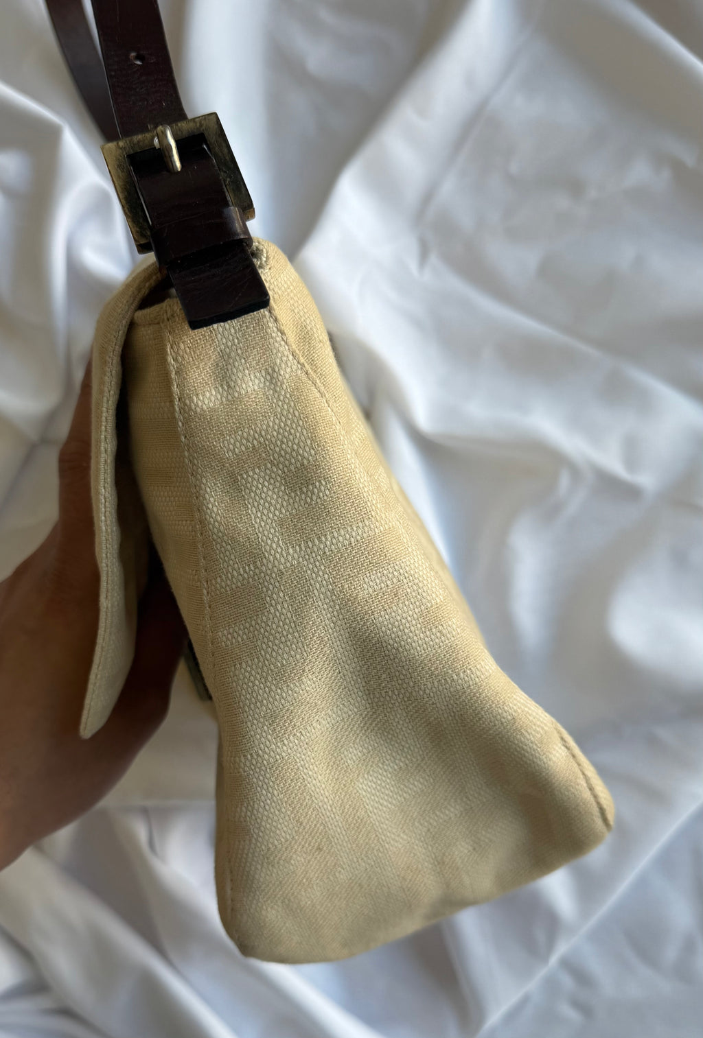 FENDI ZUCCA MAMMA BAGUETTE BAG