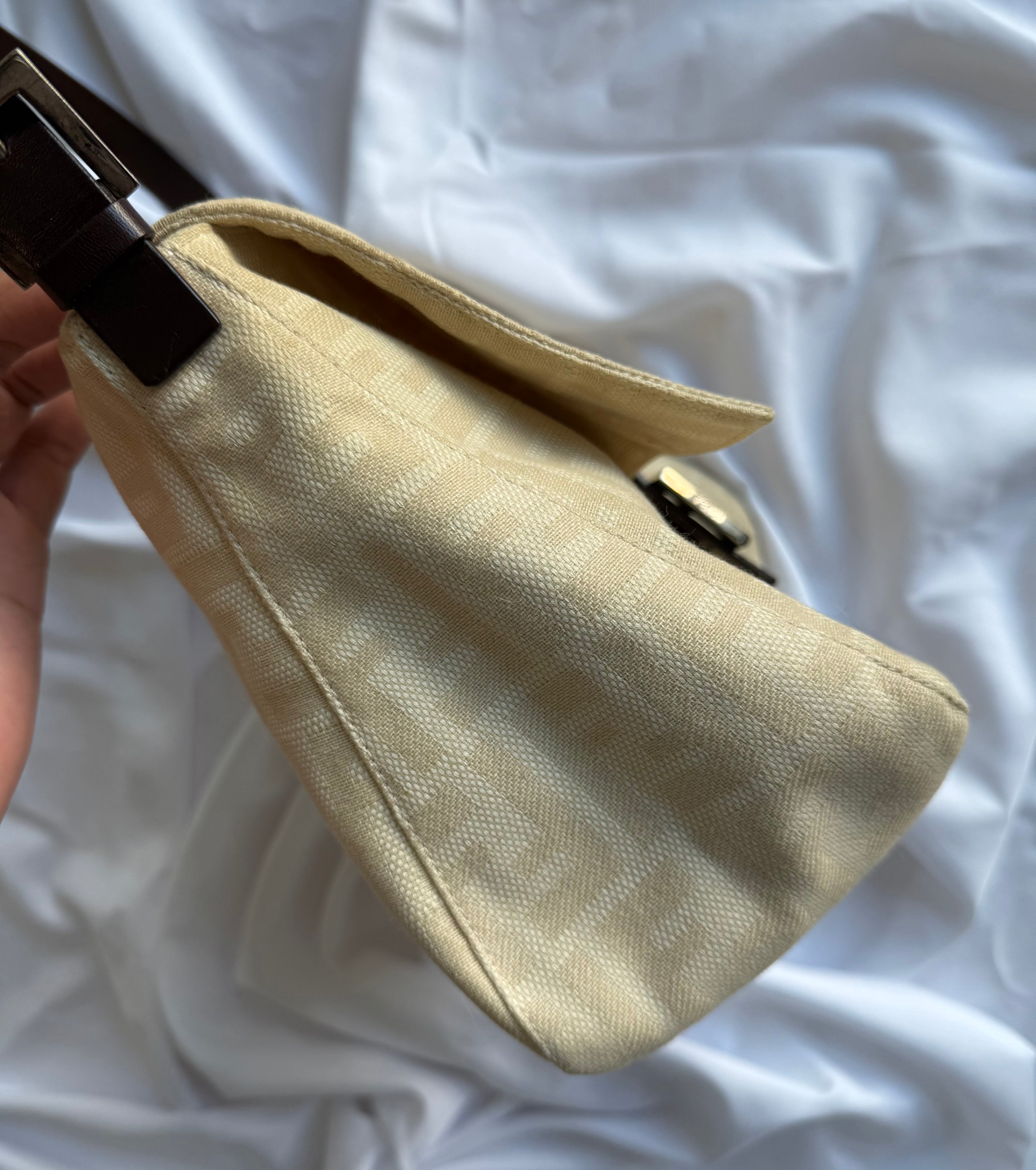 FENDI ZUCCA MAMMA BAGUETTE BAG