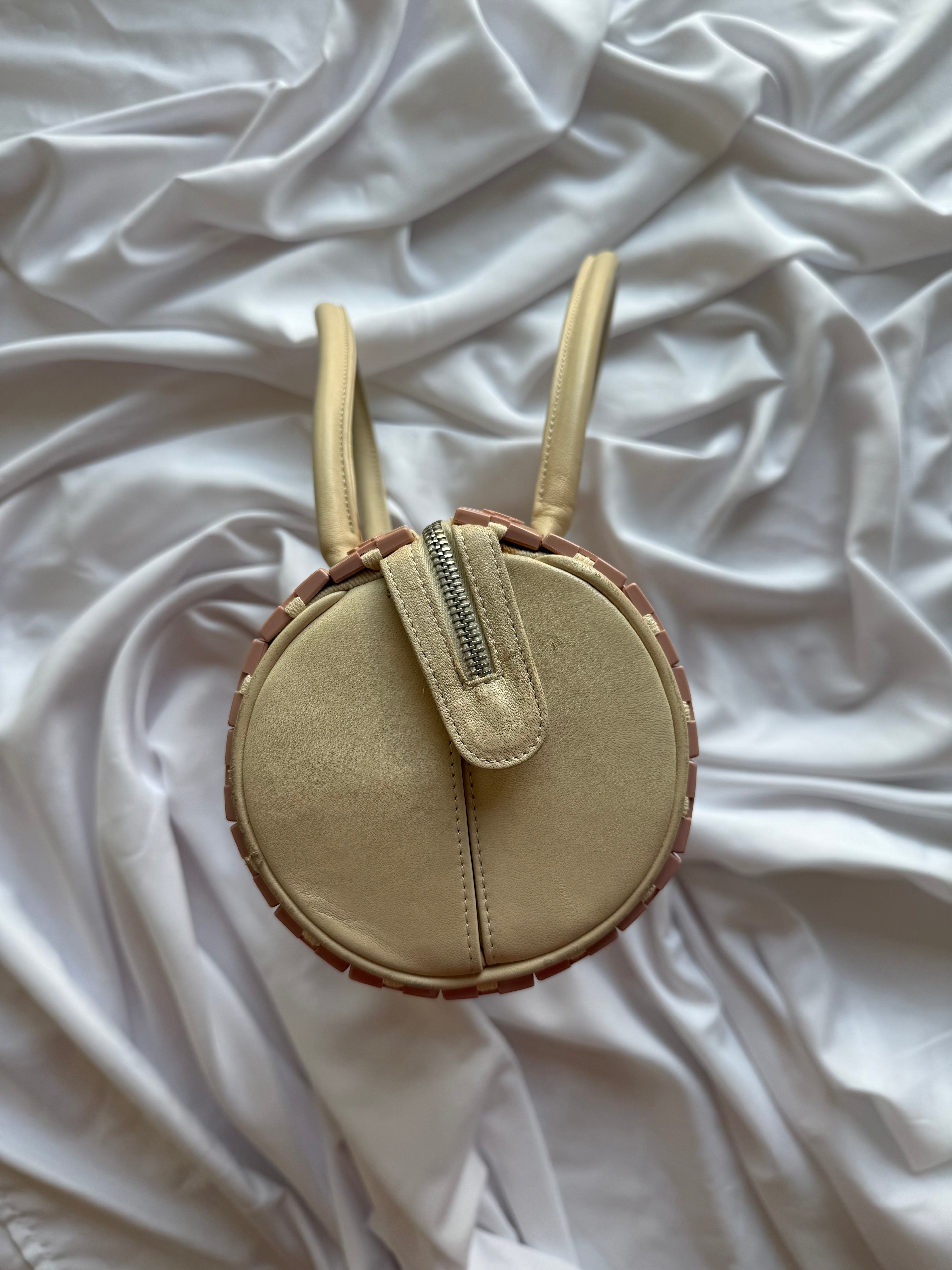 CHANEL PINK LUCITE CC PUZZLE BAG RARE