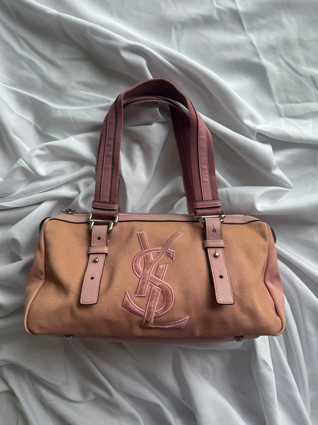 PINK YVES SAINT LAURENT RIVE GAUCHE SHOULDER BAG