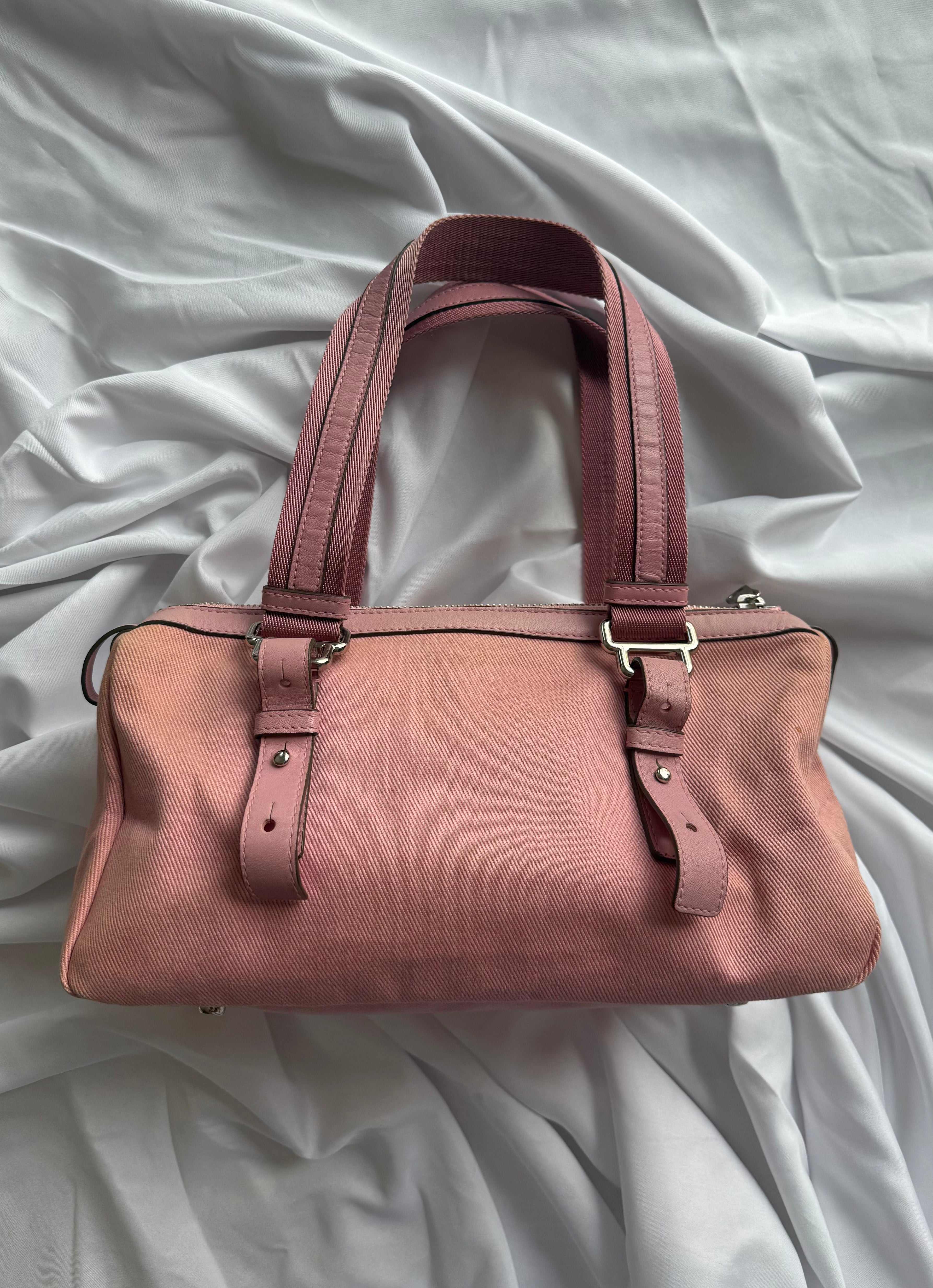 PINK YVES SAINT LAURENT RIVE GAUCHE SHOULDER BAG