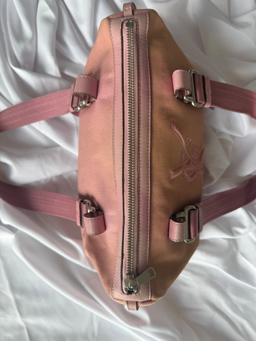 PINK YVES SAINT LAURENT RIVE GAUCHE SHOULDER BAG