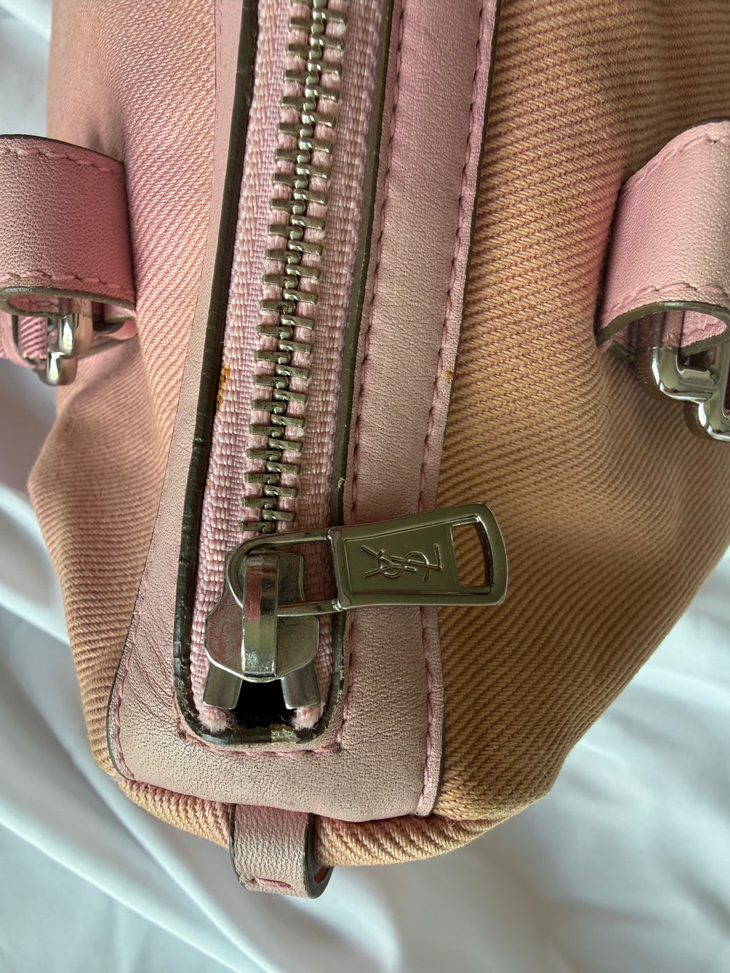 PINK YVES SAINT LAURENT RIVE GAUCHE SHOULDER BAG