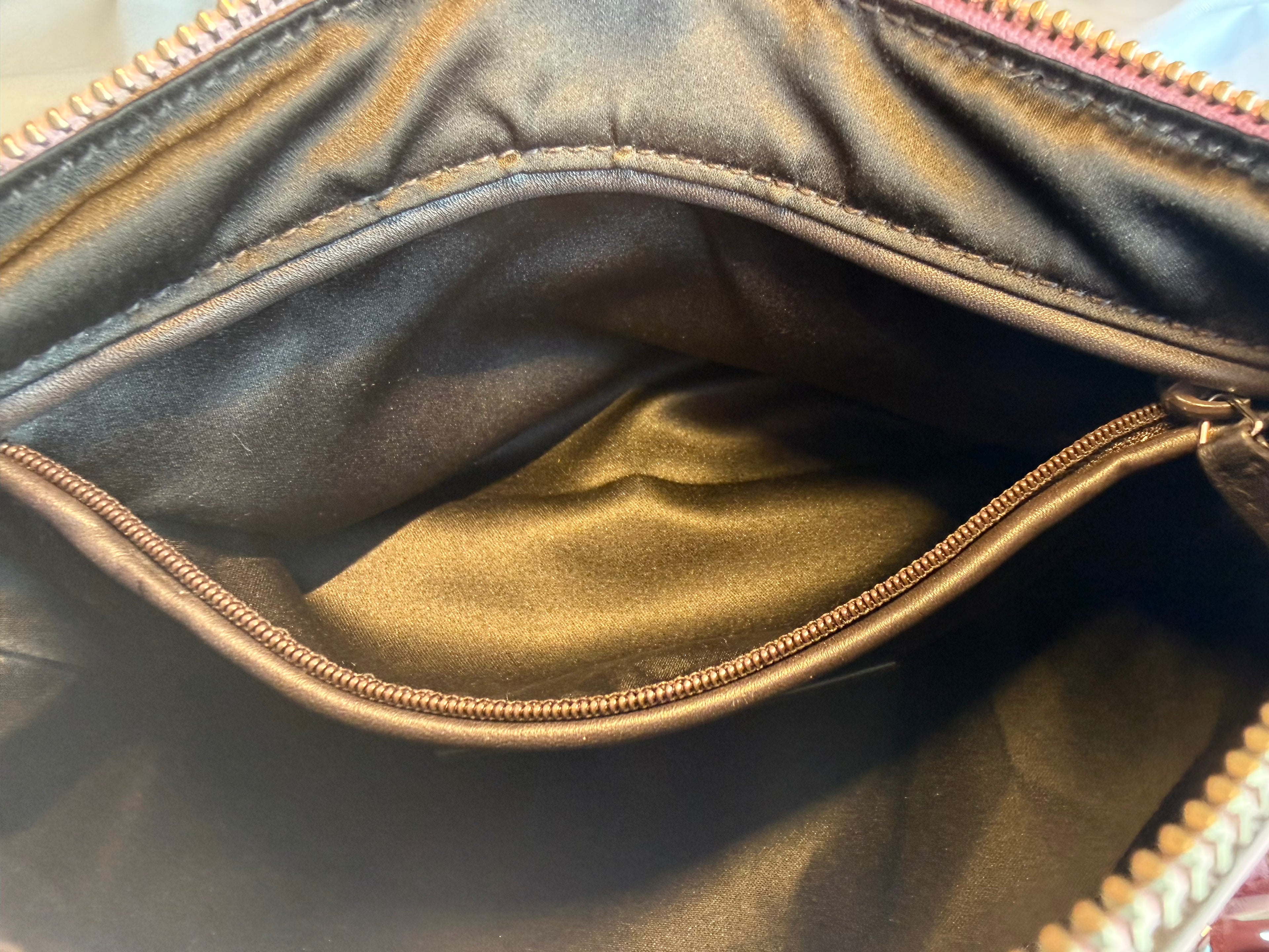 PINK YVES SAINT LAURENT RIVE GAUCHE SHOULDER BAG